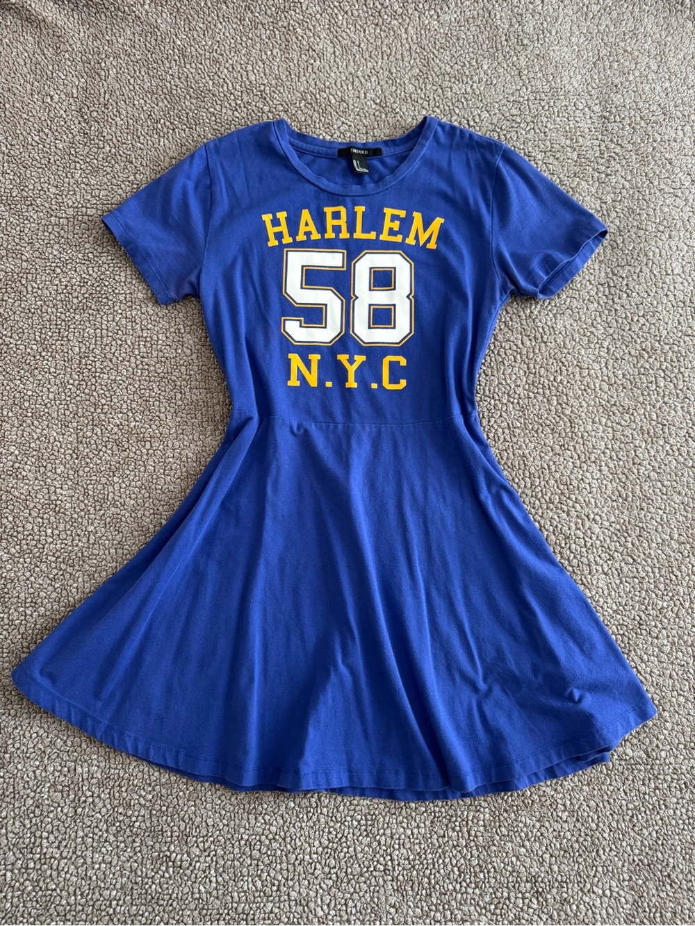 Forever 21 Y2K Harlem 58 NYC Skater Dress